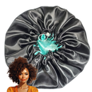 Touca de Cetim EXTRA GRANDE Dupla Face com regulagem para cachos
