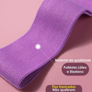 Kit 3 Faixas Elásticas de Resistência 3 Intensidades para Exercícios