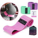 Kit 3 Faixas Elásticas de Resistência 3 Intensidades para Exercícios