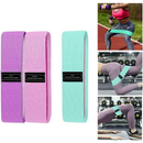 Kit 3 Faixas Elásticas de Resistência 3 Intensidades para Exercícios